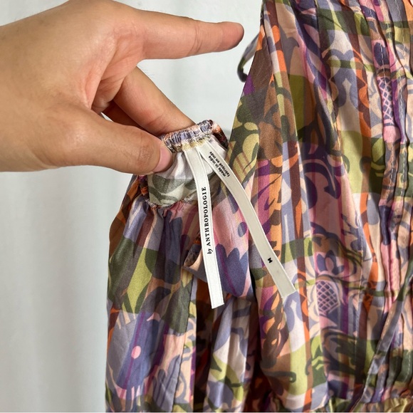 By Anthropologie Sleeveless Eyelet-Trimmed Open-Back Maxi Dress - Picture 9 of 11